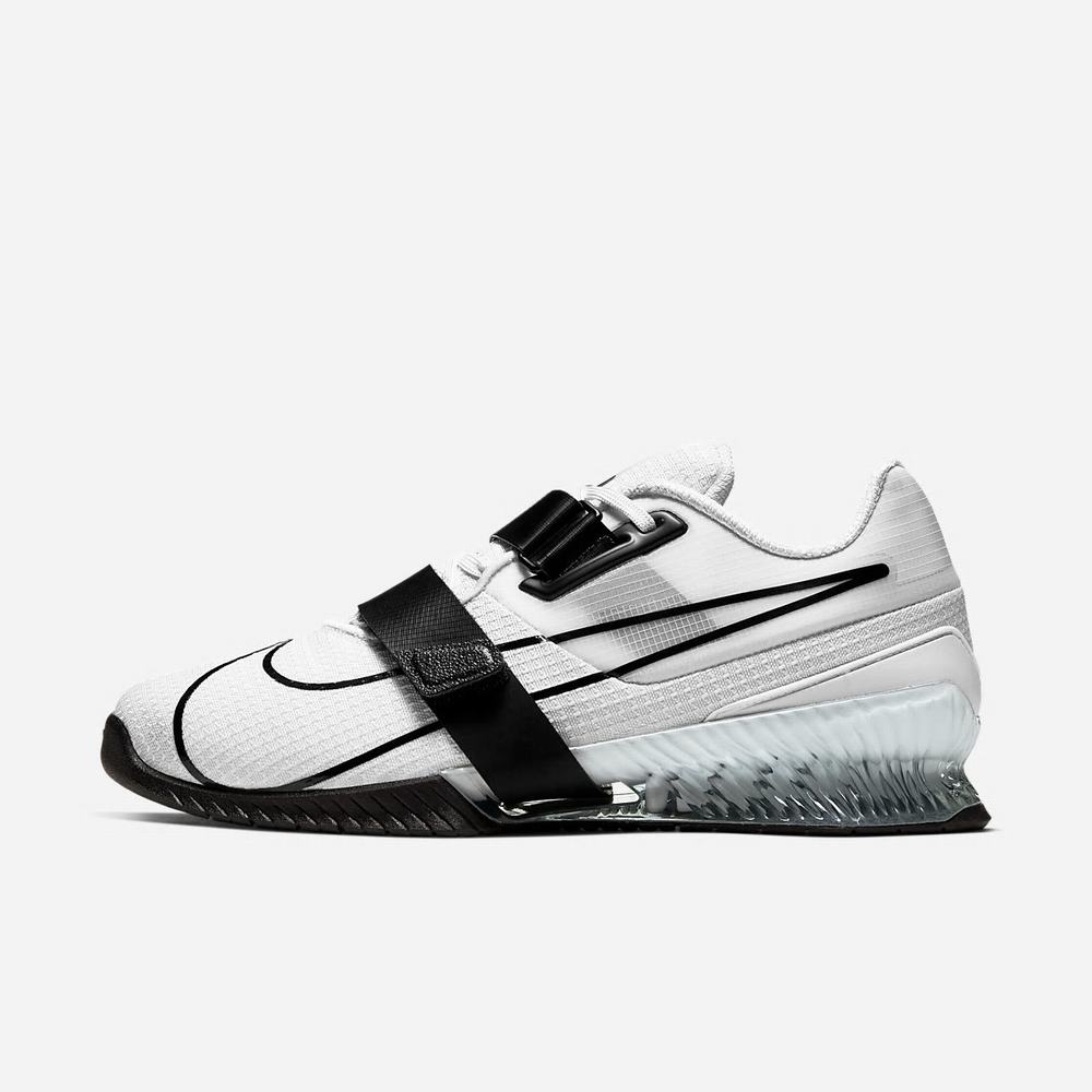 Chaussure Haltérophilie Nike Romaleos 4 Blanche 5234-107 White/White/Black Femme | UET-23343472